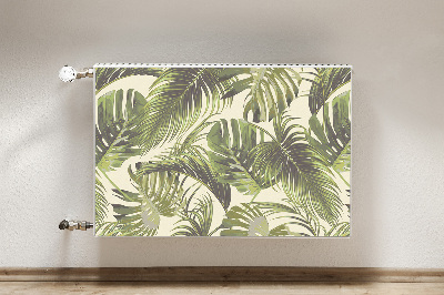 Magnet decorativ pentru calorifer Frunze tropicale