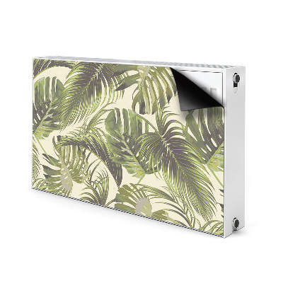 Magnet decorativ pentru calorifer Frunze tropicale