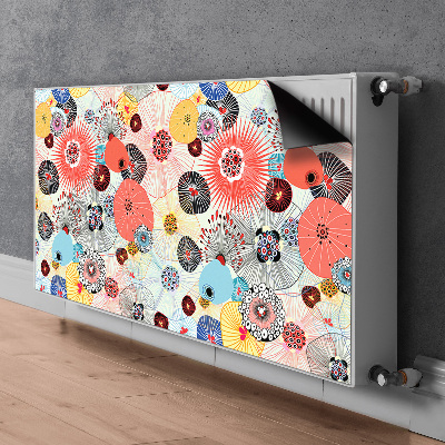 Magnet decorativ pentru calorifer Model floral