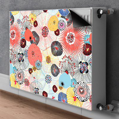 Magnet decorativ pentru calorifer Model floral