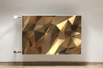 Magnet decorativ pentru calorifer Folie de aur