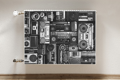 Capac decorativ pentru calorifer Old school boombox