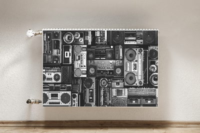 Capac decorativ pentru calorifer Old school boombox