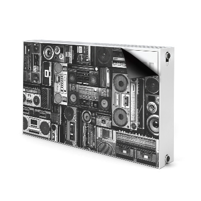 Capac decorativ pentru calorifer Old school boombox