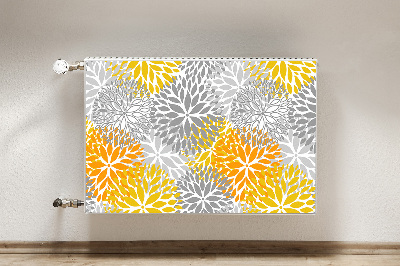 Magnet decorativ pentru calorifer Chrysantemums