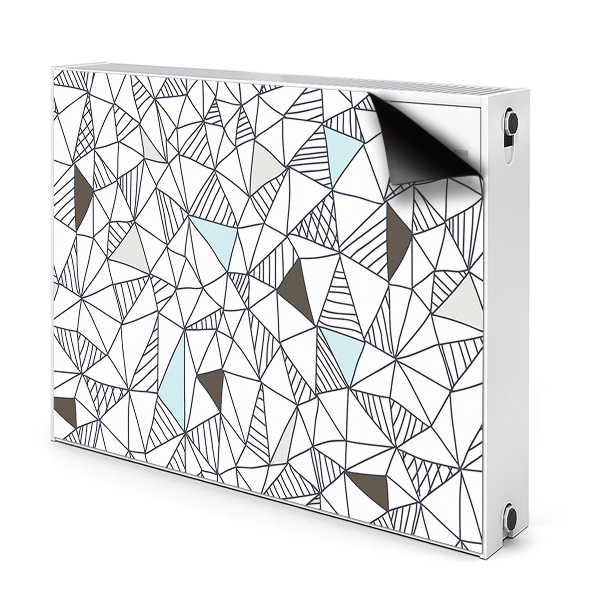 Magnet decorativ pentru calorifer Model geometric