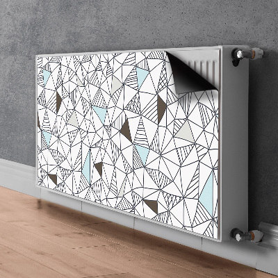 Magnet decorativ pentru calorifer Model geometric