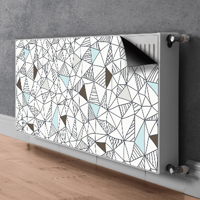 Magnet decorativ pentru calorifer Model geometric