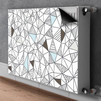 Magnet decorativ pentru calorifer Model geometric