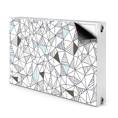 Magnet decorativ pentru calorifer Model geometric