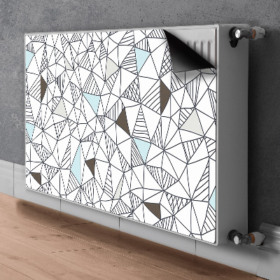 Magnet decorativ pentru calorifer Model geometric