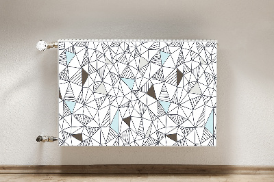 Magnet decorativ pentru calorifer Model geometric