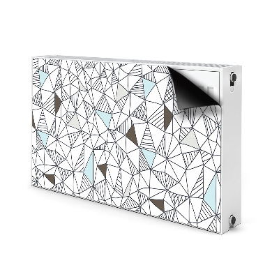 Magnet decorativ pentru calorifer Model geometric