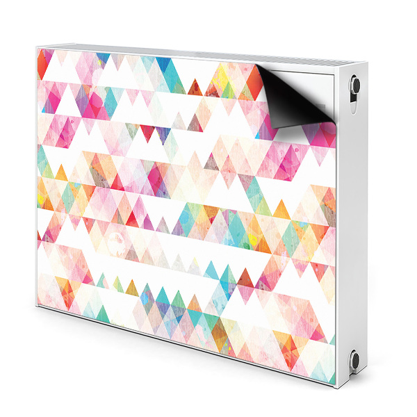 Magnet decorativ pentru calorifer Triunghiuri de geometrie