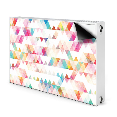 Magnet decorativ pentru calorifer Triunghiuri de geometrie