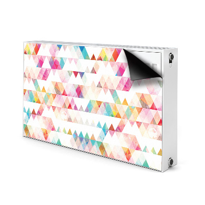 Magnet decorativ pentru calorifer Triunghiuri de geometrie