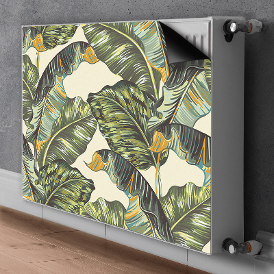 Magnet decorativ pentru calorifer Frunze tropicale