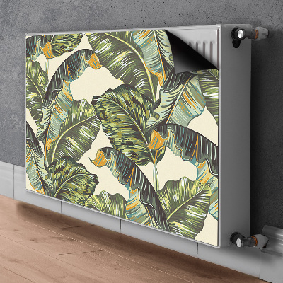 Magnet decorativ pentru calorifer Frunze tropicale