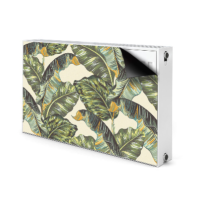 Magnet decorativ pentru calorifer Frunze tropicale