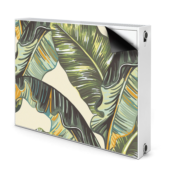 Magnet decorativ pentru calorifer Frunze tropicale