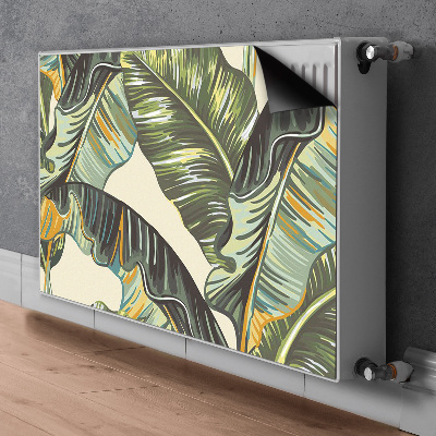 Magnet decorativ pentru calorifer Frunze tropicale