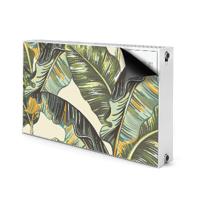 Magnet decorativ pentru calorifer Frunze tropicale