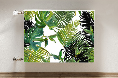 Magnet decorativ pentru calorifer Frunze tropicale