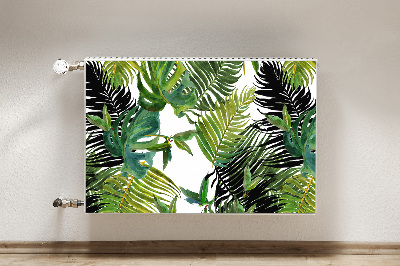 Magnet decorativ pentru calorifer Frunze tropicale