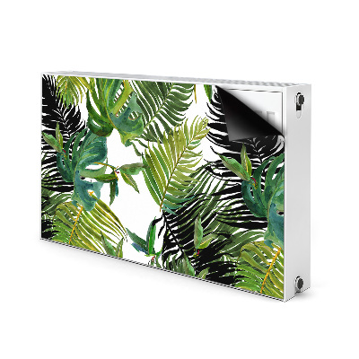 Magnet decorativ pentru calorifer Frunze tropicale