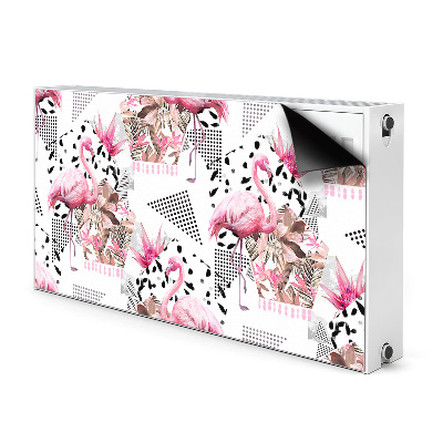 Magnet decorativ pentru calorifer Flamingos