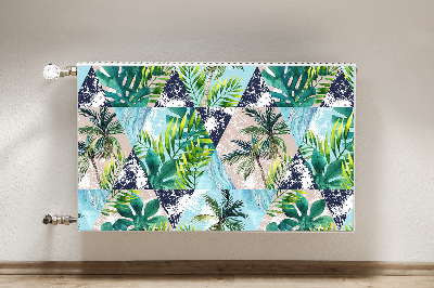 Magnet decorativ pentru calorifer Mozaic tropical