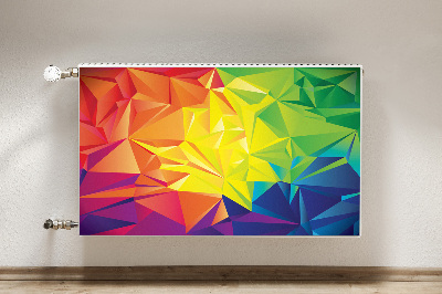 Magnet decorativ pentru calorifer Abstractizarea culorilor