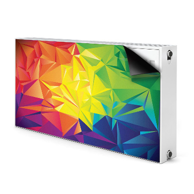 Magnet decorativ pentru calorifer Abstractizarea culorilor