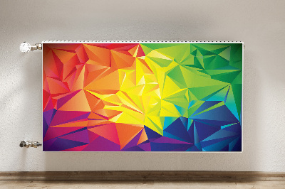 Magnet decorativ pentru calorifer Abstractizarea culorilor