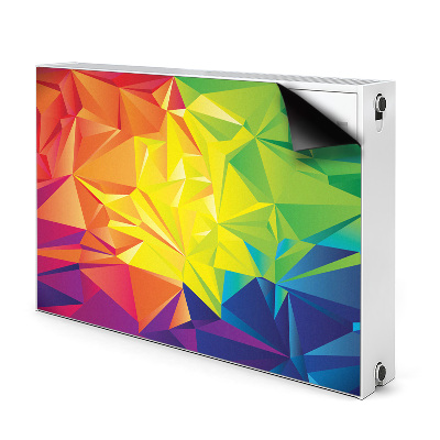 Magnet decorativ pentru calorifer Abstractizarea culorilor