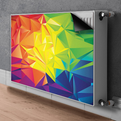 Magnet decorativ pentru calorifer Abstractizarea culorilor