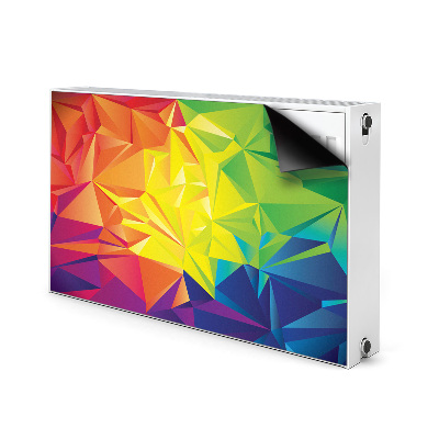 Magnet decorativ pentru calorifer Abstractizarea culorilor