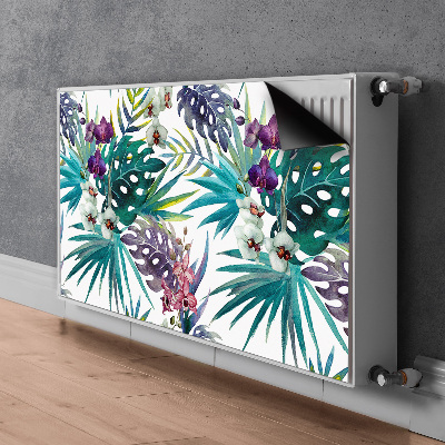 Magnet decorativ pentru calorifer Frunze tropicale