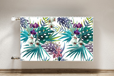 Magnet decorativ pentru calorifer Frunze tropicale