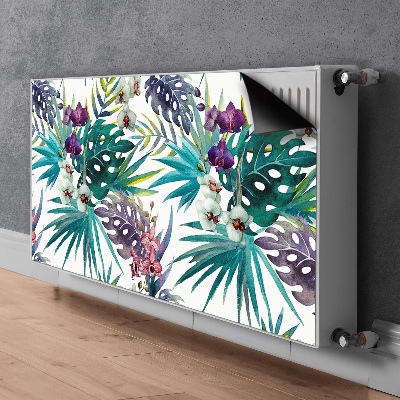 Magnet decorativ pentru calorifer Frunze tropicale