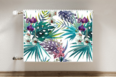 Magnet decorativ pentru calorifer Frunze tropicale