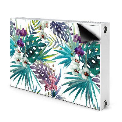 Magnet decorativ pentru calorifer Frunze tropicale