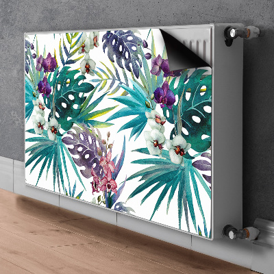 Magnet decorativ pentru calorifer Frunze tropicale