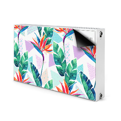 Magnet decorativ pentru calorifer Flora tropicală