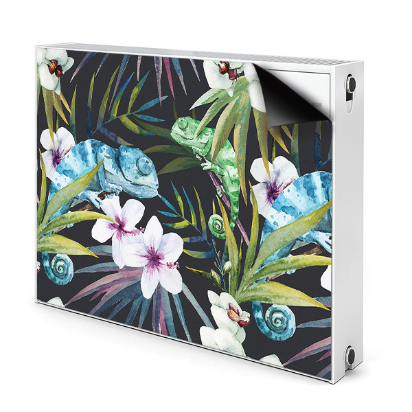 Magnet decorativ pentru calorifer Cameleon albastru