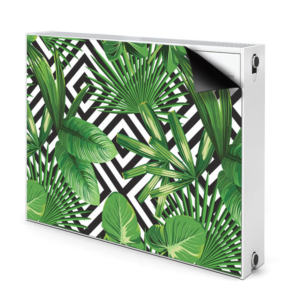 Magnet decorativ pentru calorifer Frunze tropicale