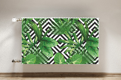 Magnet decorativ pentru calorifer Frunze tropicale