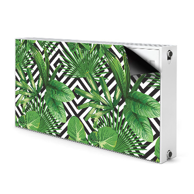 Magnet decorativ pentru calorifer Frunze tropicale