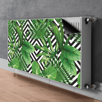 Magnet decorativ pentru calorifer Frunze tropicale