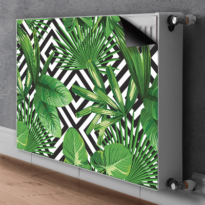 Magnet decorativ pentru calorifer Frunze tropicale